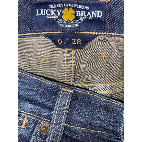 Lucky Brand Women's Charlotte Kick Flare Blue Denim Jeans EUC! Size 06/28 - Picture 6 of 8